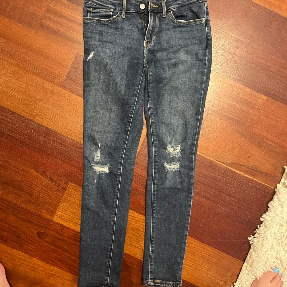 Levi skinny high rise